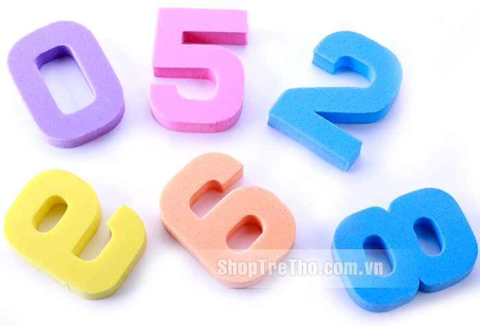 Bộ đồ chơi 10 số từ 0-9 PAPA ED045