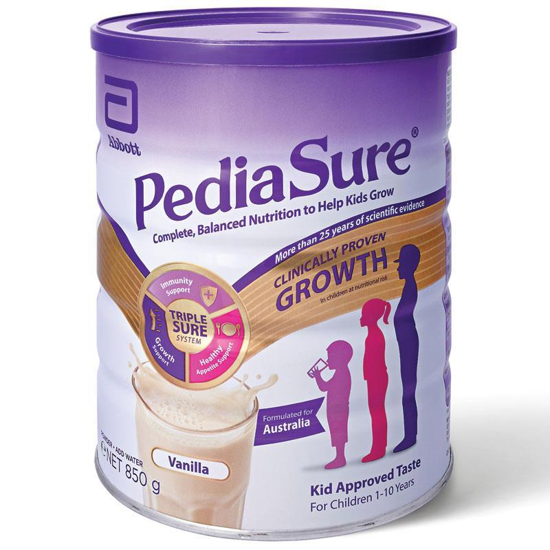 Sữa PediaSure nắp tím Úc