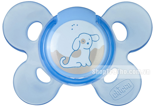 Ty ngậm Chicco silicon 0M+ (28111,28112)