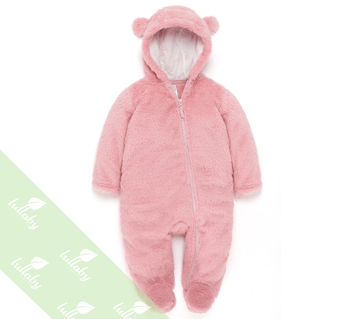 Body liền tất băng lông Lullaby NH11-18 (màu hồng)