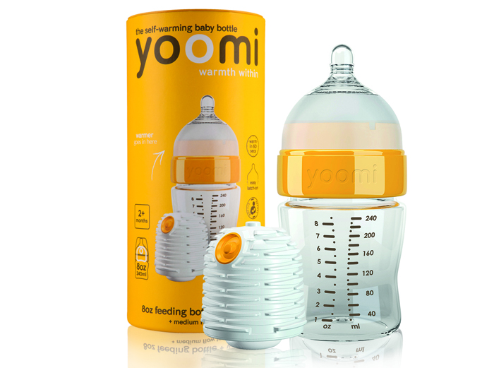 Bình sữa nhựa PP cao cấp tự làm ấm Yoomi (0m+)