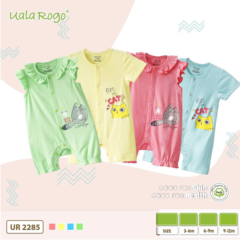 Body cộc tay Petit in hình Uala UR2285