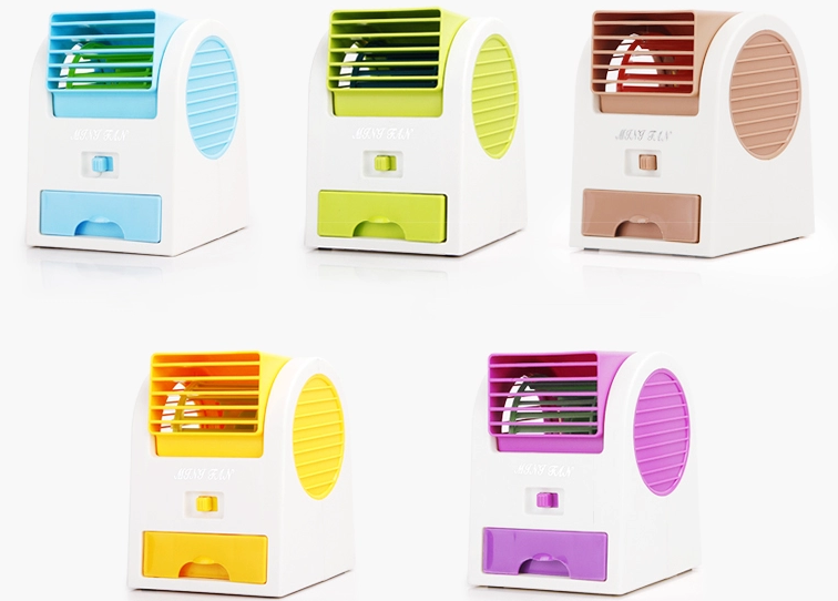 Quạt điều hòa mini để bàn 2 trong 1