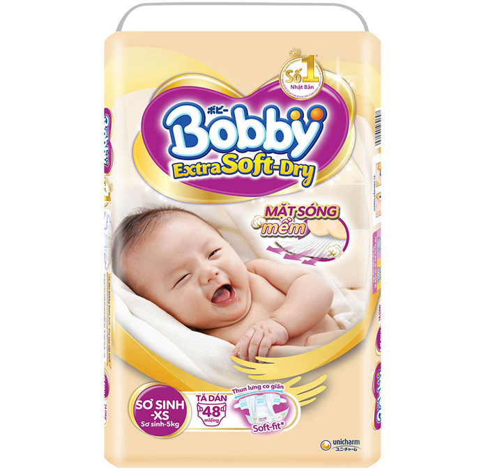 Tã dán Extra Soft Dry sơ sinh XS48