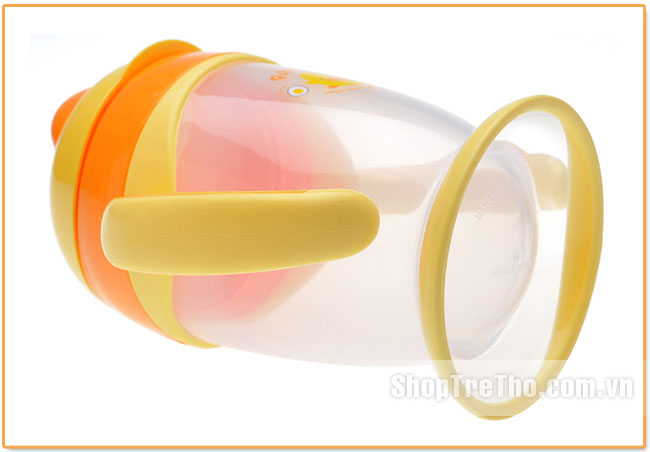 Bình tập uống Piyo Piyo 830379 có tay cầm 200ml