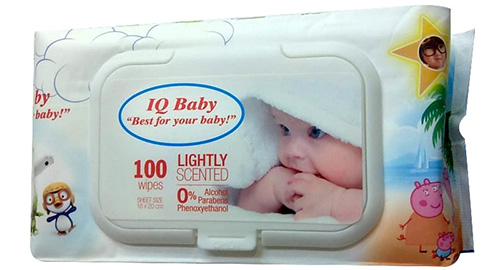 Khăn giấy ướt IQ Baby 100 tờ 52066