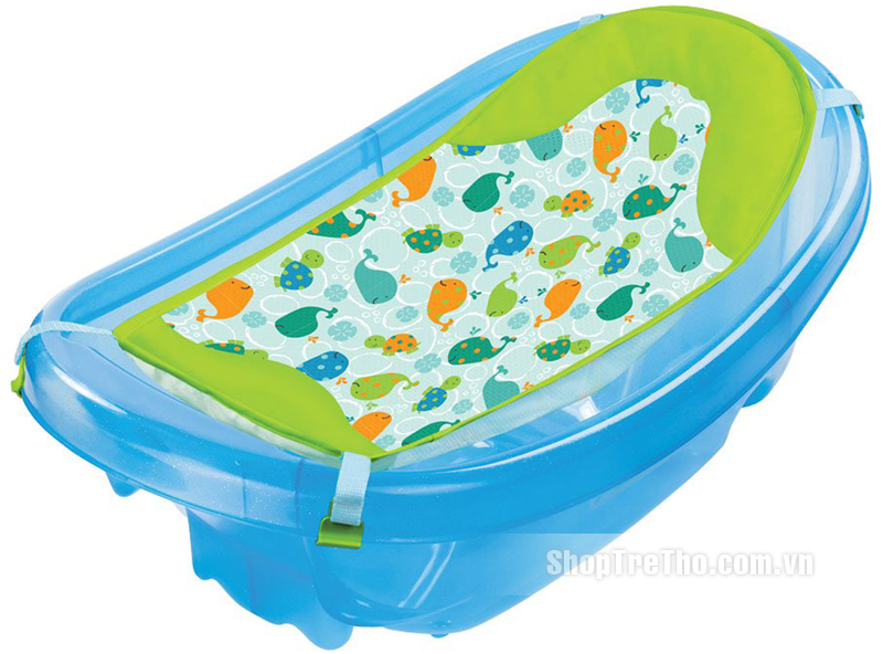 Chậu tắm có lưới xanh Summer 09150 - Sparkle N Splash Tub Blue
