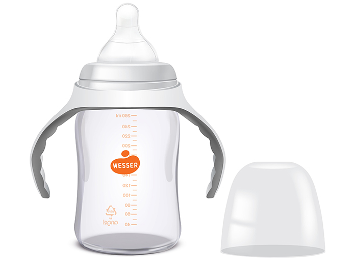 Binh sua PP Wesser co rong 260ml