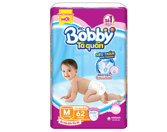 Bỉm quần Bobby M62 (6-10kg)