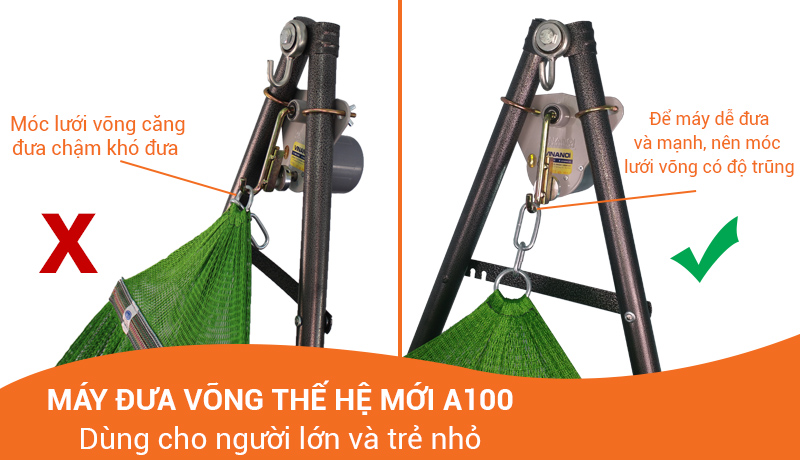 Máy đưa võng Vinanoi A100