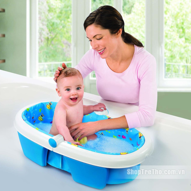 Chậu tắm du lịch Summer 08310 - Newborn to Toddler Fold Away baby Bath