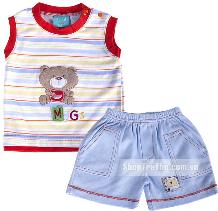Bộ ba lỗ hình gấu Thái Lan Baby 102557