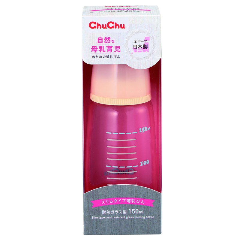 Bình sữa Chuchu thủy tinh 150ml