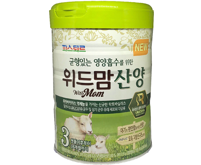 Sữa dê With Mom số 3 750g (12-36M)