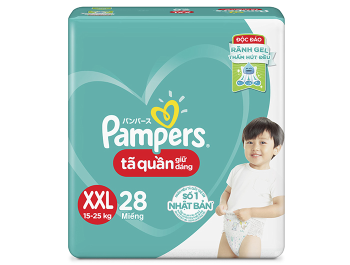 Tã Bỉm quần Pampers chống xệ XXL28