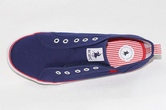 Giầy Polo trẻ em màu tím than (size 28-37)