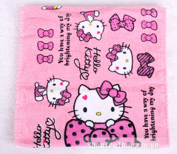 Khăn mặt trẻ em Hello Kitty