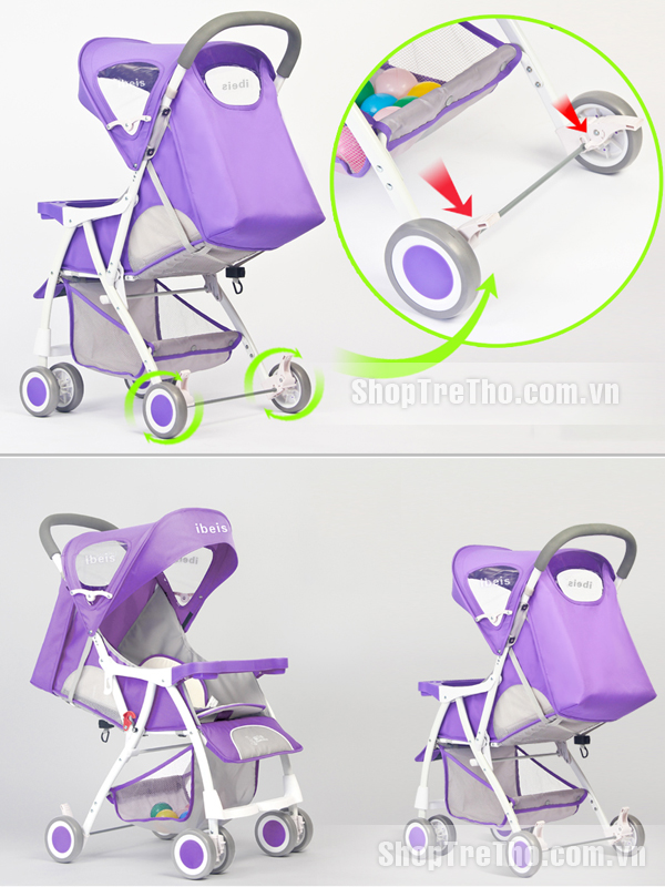 Xe đẩy trẻ em siêu nhẹ Ibeis A05
