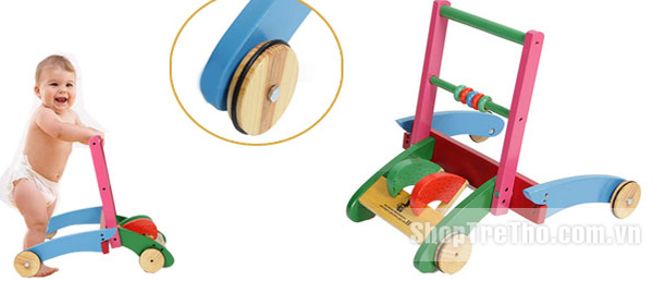 Xe tập đi bằng gỗ cho bé (sport)