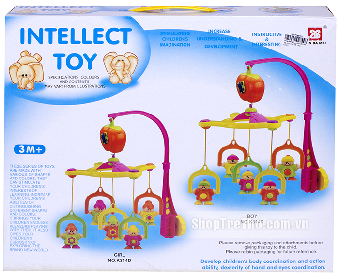 Đồ chơi treo nôi, cũi VBC-K314C