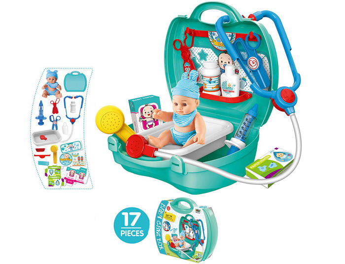 Đồ chơi vali khám bệnh búp bê Bowa 8360