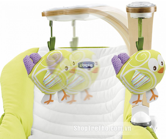 Ghế rung Chicco I feel 113896 màu xanh lá