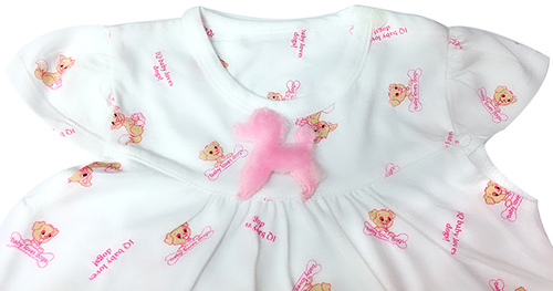 Áo chữ A bé gái IQ Baby