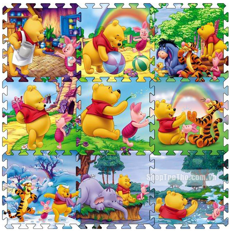 Thảm Disney trải sàn cho bé (4 miếng)