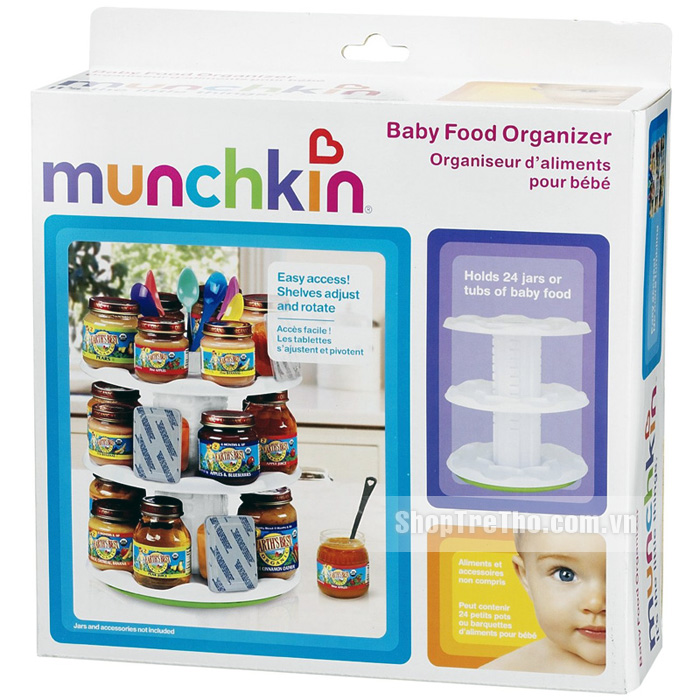 Giá để thức ăn của bé Munchkin 13601 Baby Food Organizer