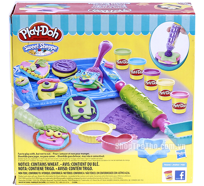 Đất nặn khay bánh ngọt ngào Play-doh B0307