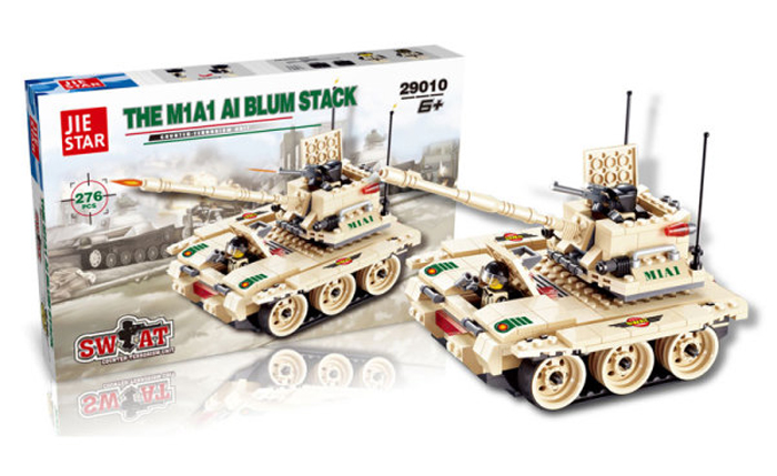 Bộ xếp hình Jie Star 29010 - Xe tăng Swat
