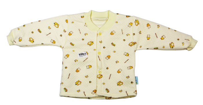 Áo bông xốp cài giữa in hình HT (1-5T)