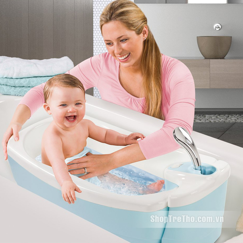 Chậu tắm Spa màu xanh có vòi hoa sen Summer 18863-  Lil Luxuries Tub 