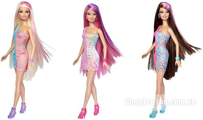 Người mẫu tóc mây Barbie V9516