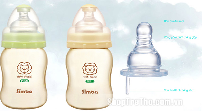 Bình sữa hồ lô PPSU 200ml S6186