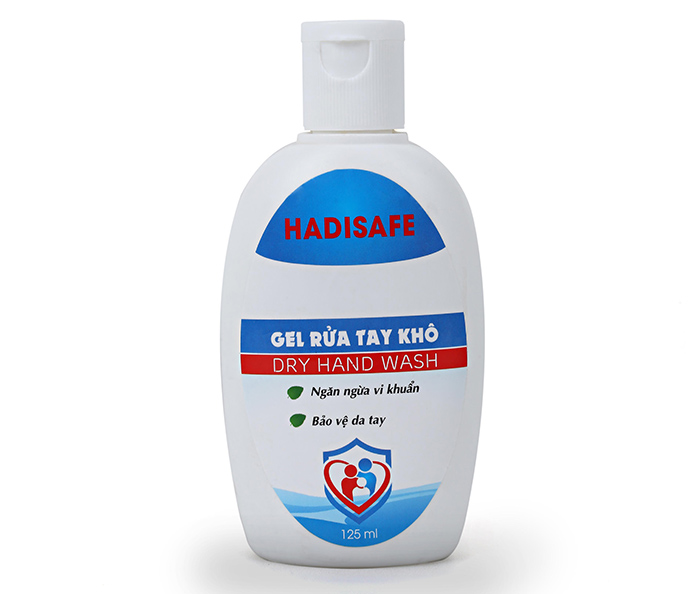 Gel rửa tay khô Hadisafe 125ml