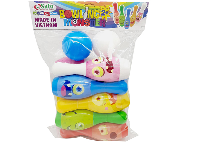 Bộ bóng Bowling Monster Sato 025 - Thử tài bé yêu (mẫu 1)