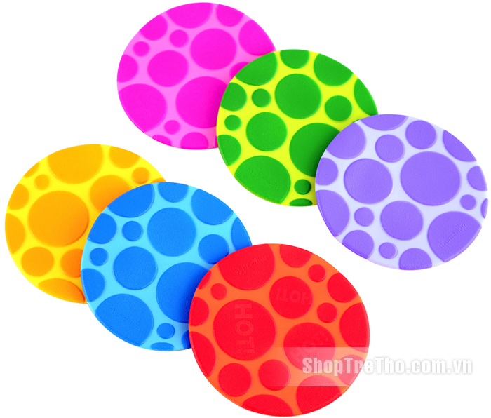 Bộ 6 miếng dán Munchkin 14328 chống trơn bồn tắm Gipsy Dots