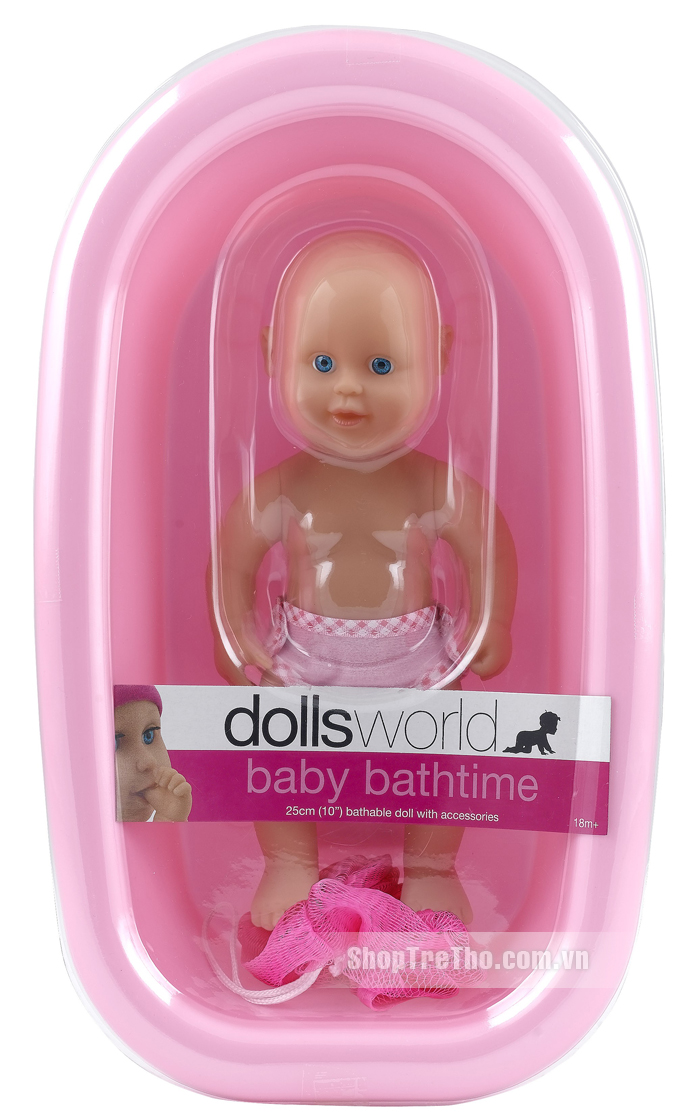 Búp bê đồ chơi Dolls World - Bé yêu tắm mát