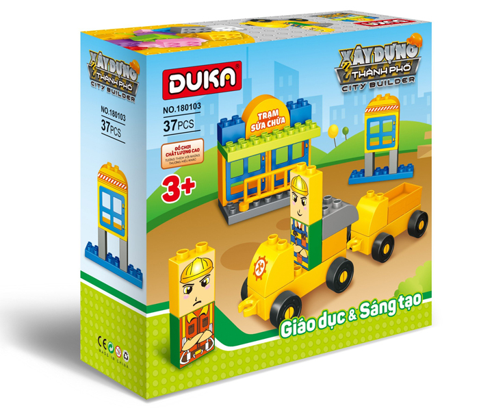 đồ chơi xếp hình Duka No.180103 - Xây dựng thành phố