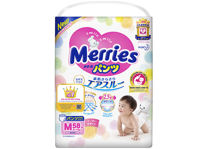 Bim quan cho be Merries M58