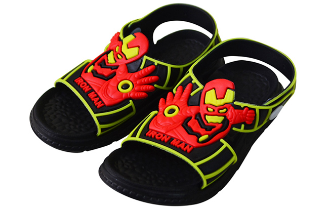 Sandan hở mũi bé trai hình Iron Man