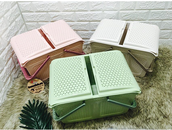 Làn nhựa xuất khẩu đựng đồ Mẹ Bé