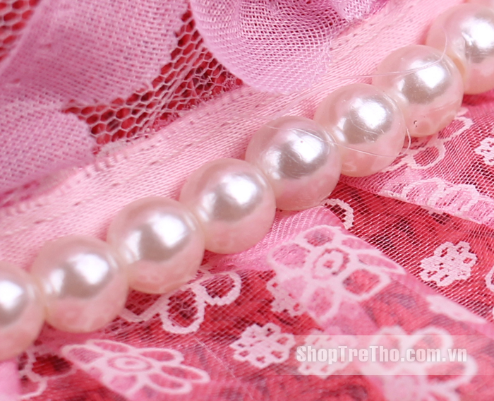 Mũ bé gái handmade Q160 màu hồng