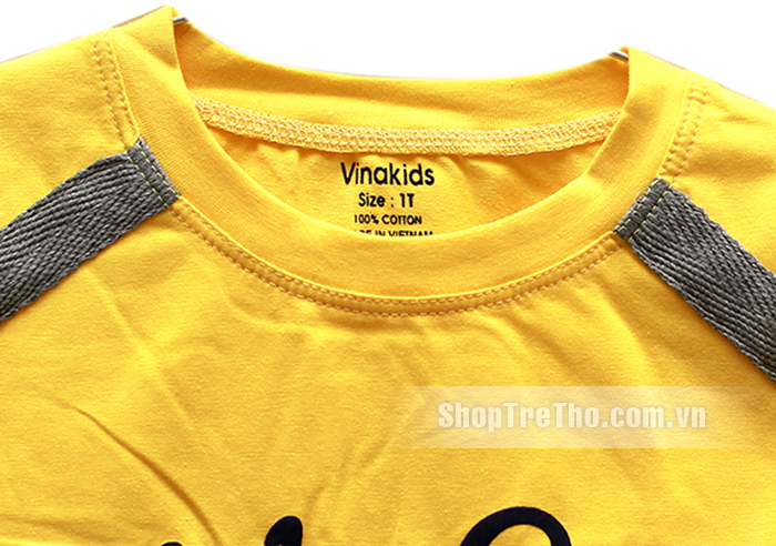Bộ đồ cotton bé trai Vinakids Polo (1 - 7 tuổi) 