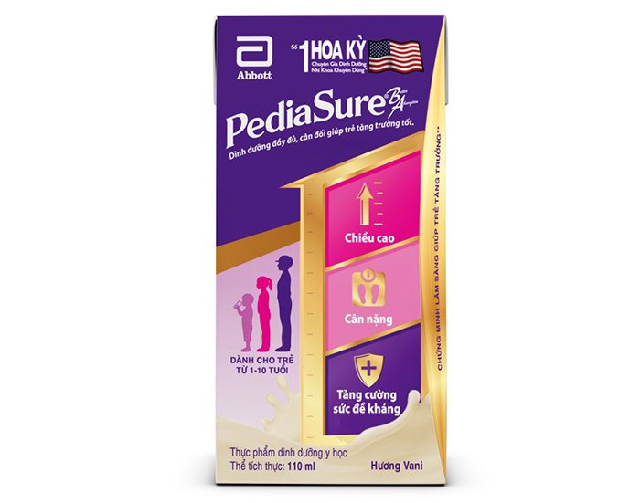 Sữa PediaSure BA hương vani (110ml/hộp)