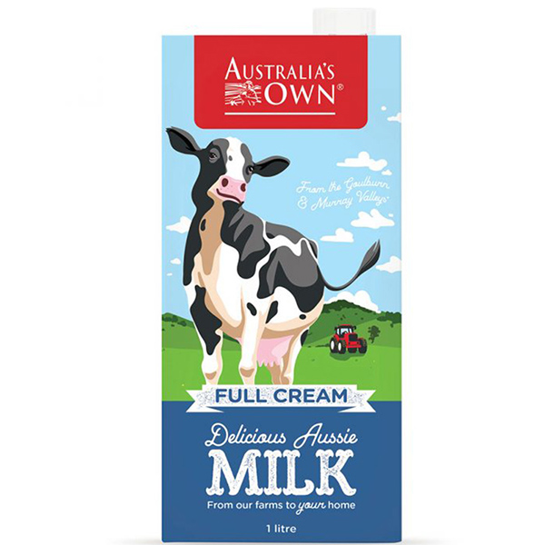 Sữa tươi tiệt trùng nguyên kem Australia's Own 1L