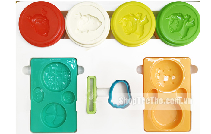 Bộ đồ chơi đất nặn Hamburger