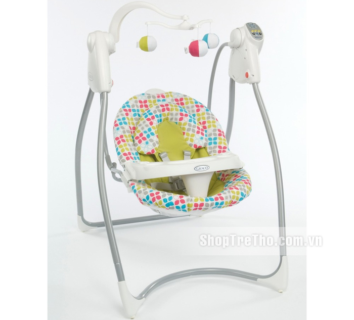 Nôi đưa em bé Lovin Hug Graco màu xanh