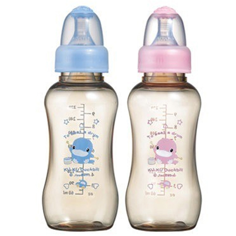 Bình sữa cổ nhỏ nhựa Pes 280ml KU5816 cho bé 